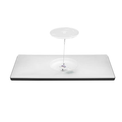 LED Плафониера NIVERA LED/32W/230V IP54 3000/4000/6000K 29,5x59,5 см черна