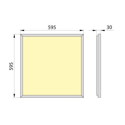LED панел за окачен таван OREGA PLUS 60 LED/50W/230V 4000K IP40