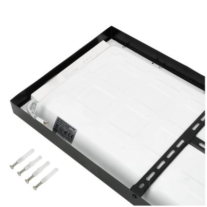 LED Панел за повърхностен монтаж BRISBANE LED/36W/230V 4000K 29,5x119 см черен
