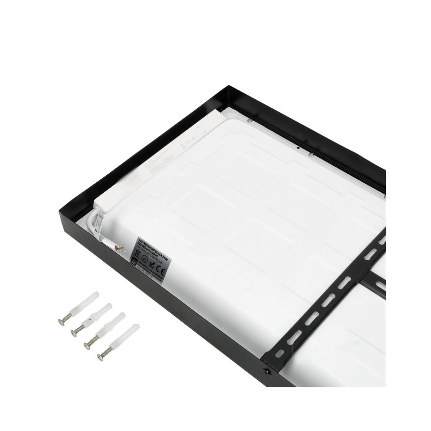 LED Панел за повърхностен монтаж BRISBANE LED/36W/230V 4000K 29,5x119 см черен