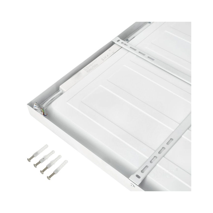 LED Панел за повърхностен монтаж BRISBANE LED/36W/230V 4000K 59,5x59,5 см бял