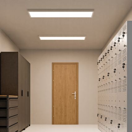 LED панел за повърхностен монтаж LED/60W/230V 30x120 см бял