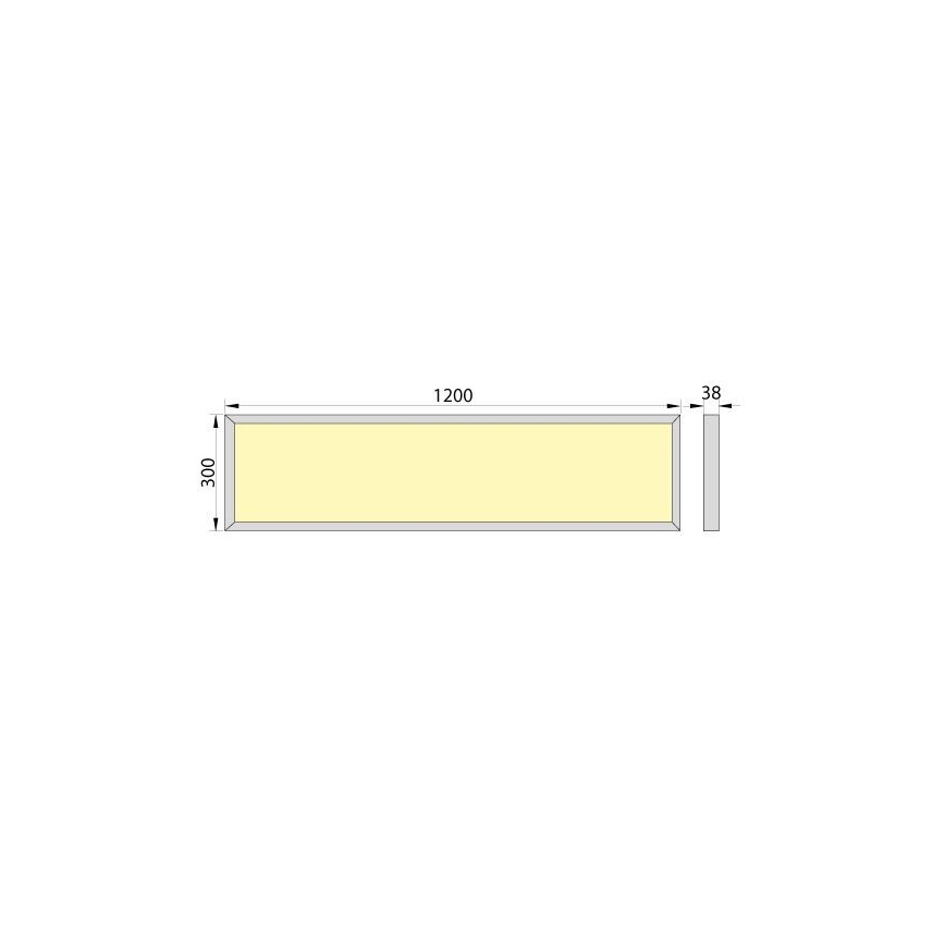LED Панел за прикрепяне OREGA N LINX 120 LED/50W/230V 4000K