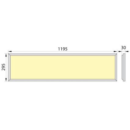 LED Панел за вграждане OREGA PLUS 120 LED/40W/230V 4000K IP40