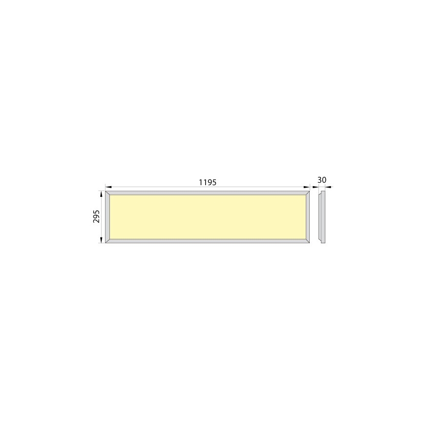 LED Панел за вграждане OREGA PLUS 120 LED/40W/230V 4000K IP40