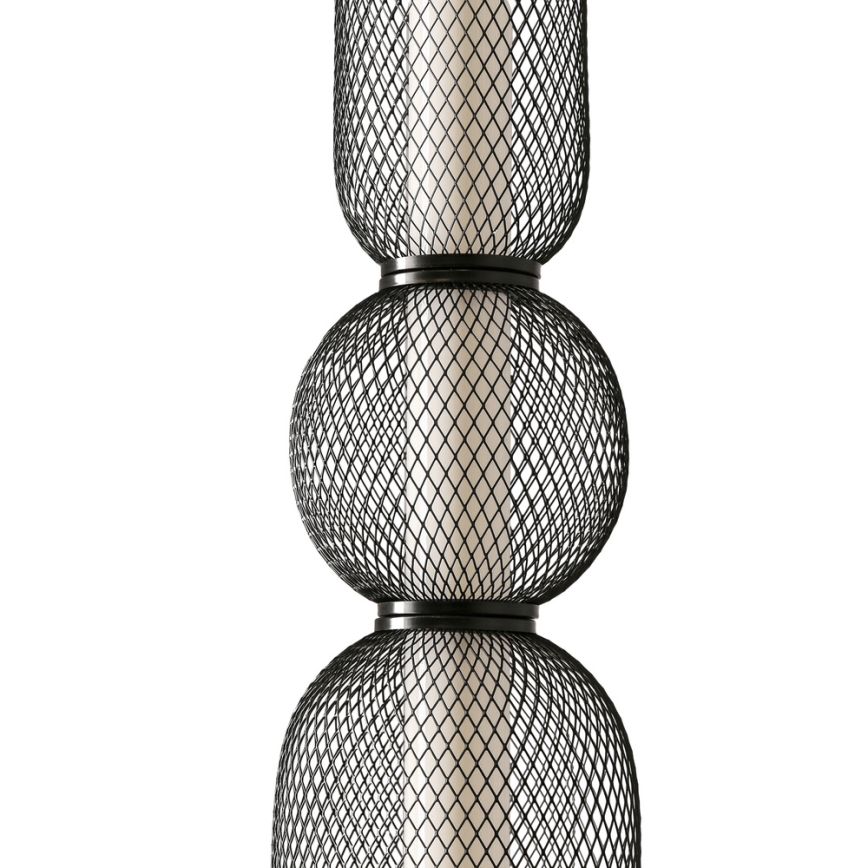 LED пендант на кабел PUMA LED/15W/230V Ø 14 см черен