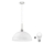 LED Пендел 1xE27/60W/230V бял