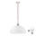 LED Пендел 1xE27/60W/230V бял