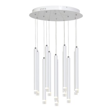 LED Пендел ALBA 12xLED/1W/230V бял