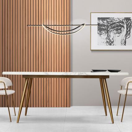 LED Пендел AMBAR LED/35W/230V черен