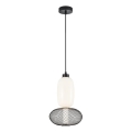 LED Пендел ARAME LED/15W/230V Ø 22 см черен
