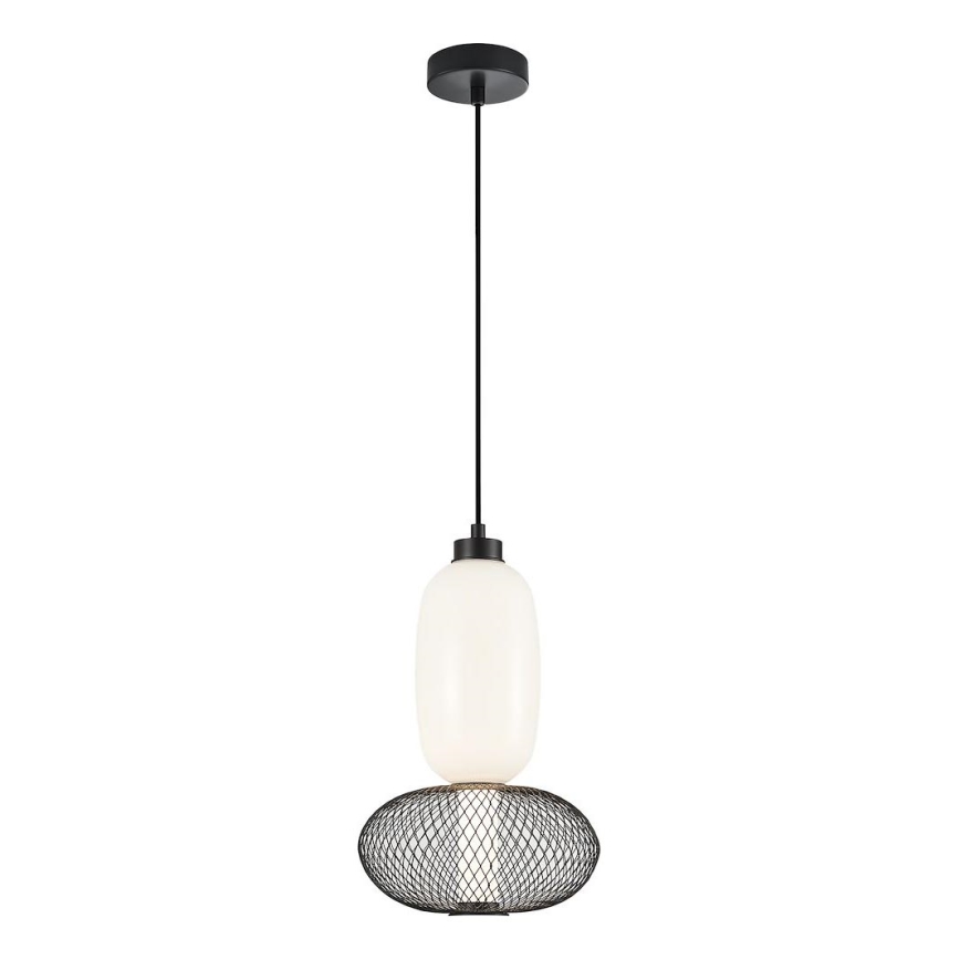 LED Пендел ARAME LED/15W/230V Ø 22 см черен