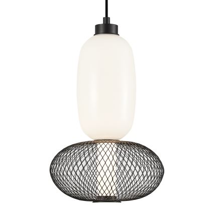 LED Пендел ARAME LED/15W/230V Ø 22 см черен