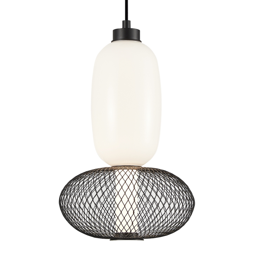 LED Пендел ARAME LED/15W/230V Ø 22 см черен