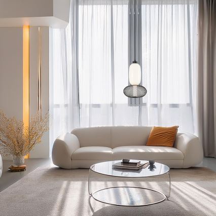 LED Пендел ARAME LED/15W/230V Ø 22 см черен