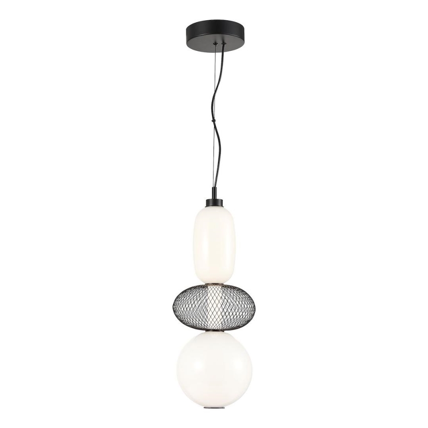 LED Пендел ARAME LED/23W/230V Ø 22 см черен