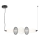 LED Пендел ARAME LED/32W/230V черен