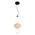LED Пендел ASCOLI LED/18W/230V Ø 20 см бежов