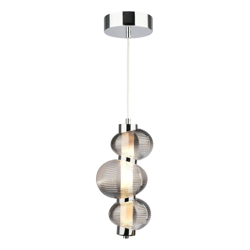 LED Пендел BOLLA LED/12W/230V Ø 16 см опушен