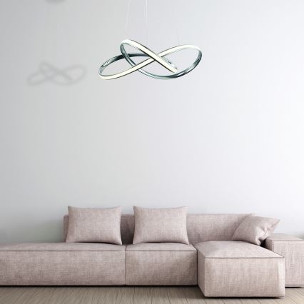LED Пендел CAPPIO LED/36W/230V лъскав хром