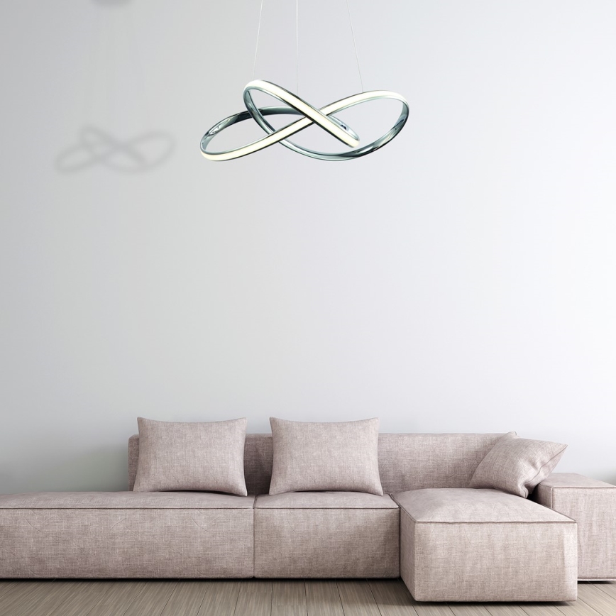 LED Пендел CAPPIO LED/36W/230V лъскав хром