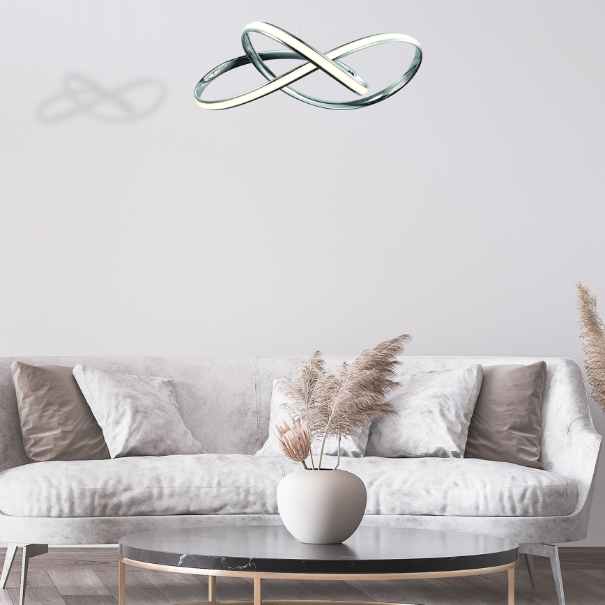 LED Пендел CAPPIO LED/36W/230V лъскав хром