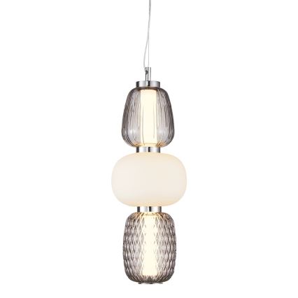 LED Пендел CARO LED/28W/230V лъскав хром