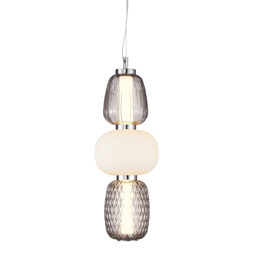 LED Пендел CARO LED/28W/230V лъскав хром