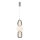 LED Пендел CARO LED/28W/230V лъскав хром