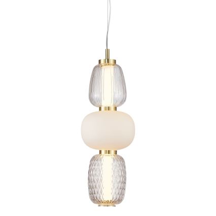 LED Пендел CARO LED/28W/230V златист
