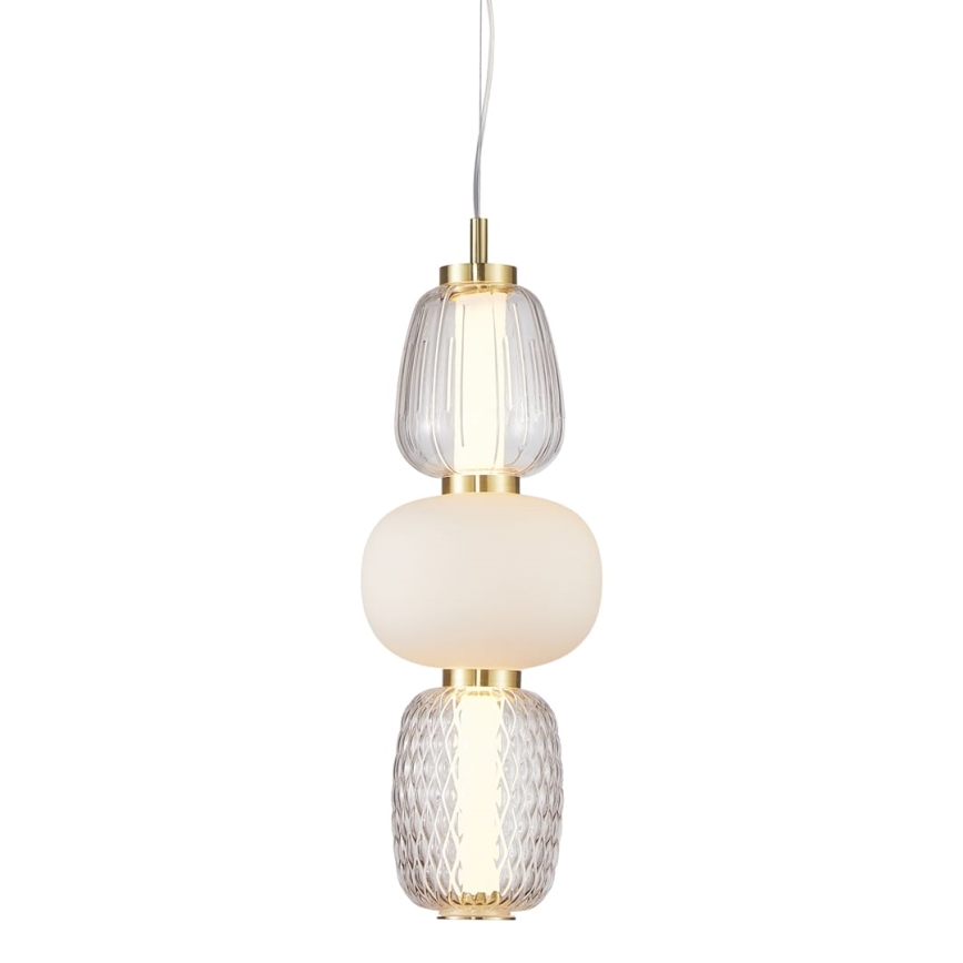 LED Пендел CARO LED/28W/230V златист