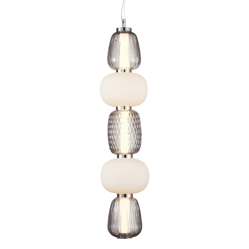 LED Пендел CARO LED/40W/230V лъскав хром