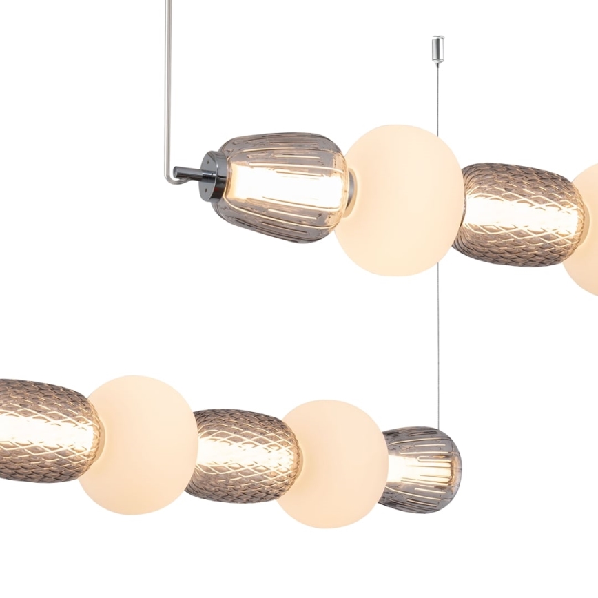 LED Пендел CARO LED/42W/230V лъскав хром