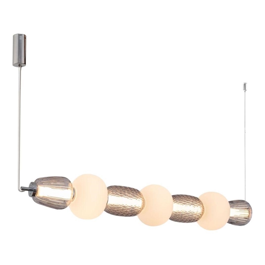 LED Пендел CARO LED/42W/230V лъскав хром