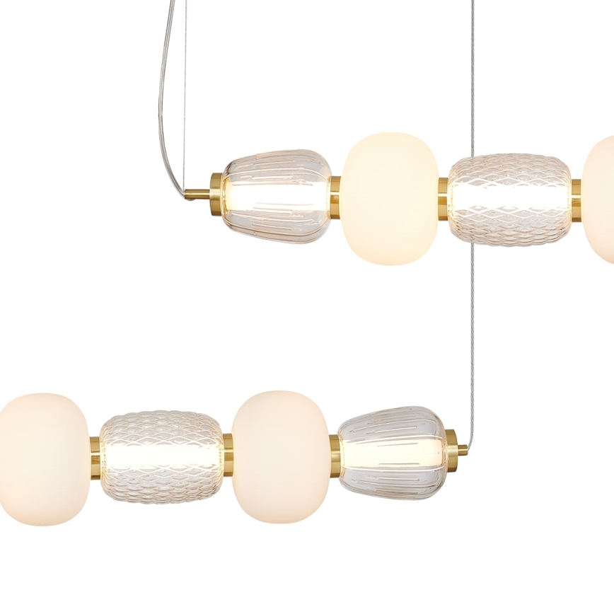 LED Пендел CARO LED/42W/230V златист