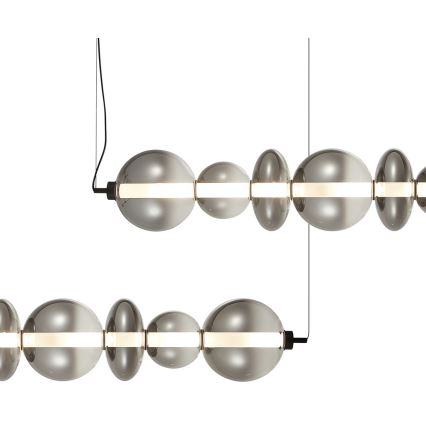 LED Пендел DAPHNE LED/40W/230V сив