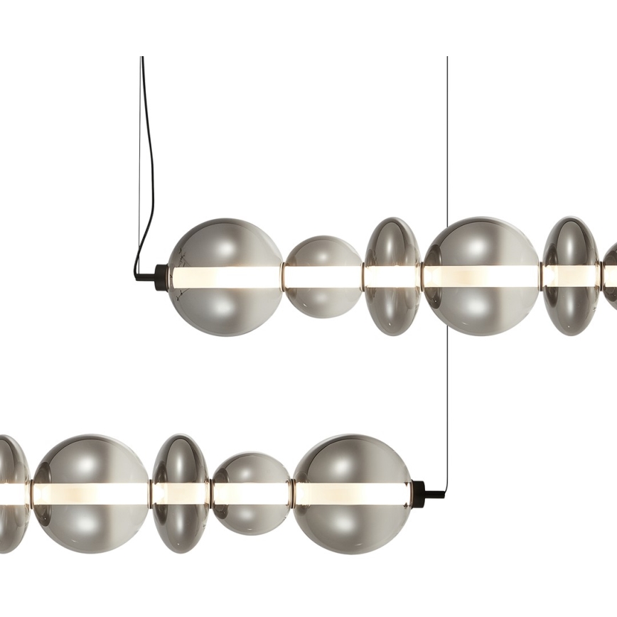 LED Пендел DAPHNE LED/40W/230V сив