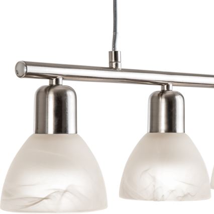 LED Пендел DAYTONA 4xE14/5W/230V 3000K лъскав хром