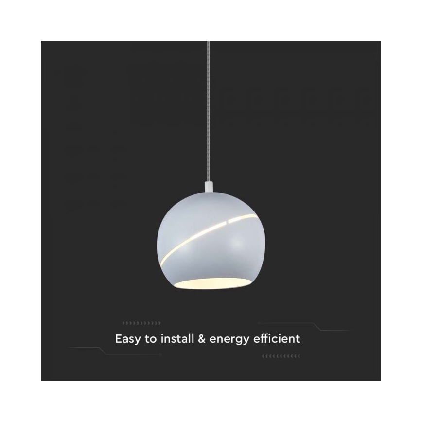 LED Пендел докосване LED/8,5W/230V 3000K бял