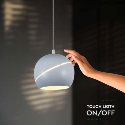 LED Пендел докосване LED/8,5W/230V 3000K бял
