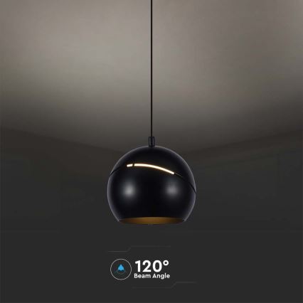 LED Пендел докосване LED/8,5W/230V 3000K черен
