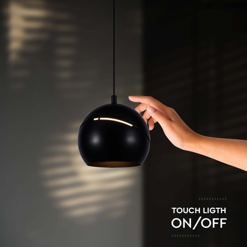 LED Пендел докосване LED/8,5W/230V 3000K черен