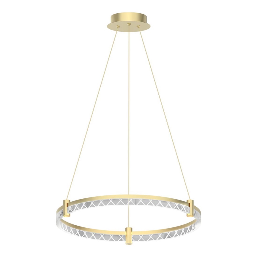 LED Пендел ELEGANCE LED/36W/230V Ø 60 см златист