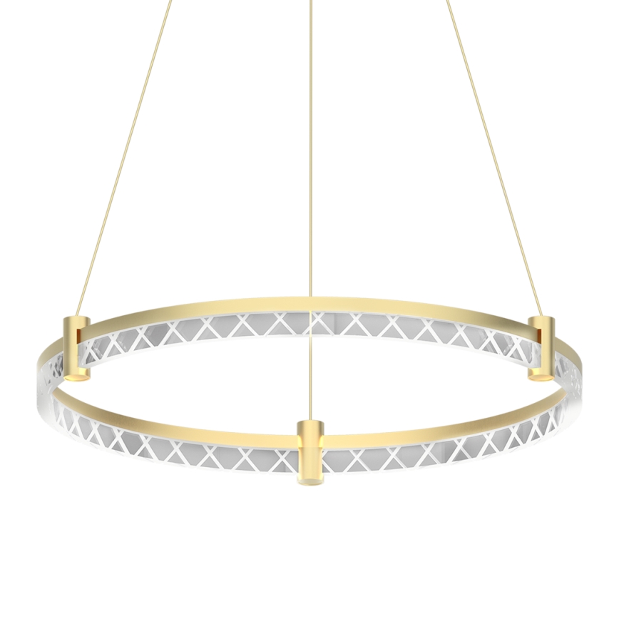 LED Пендел ELEGANCE LED/36W/230V Ø 60 см златист