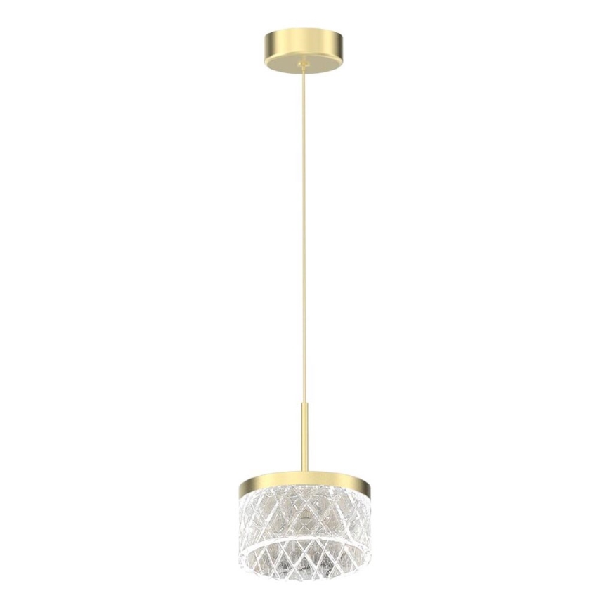 LED Пендел ELEGANCE LED/9W/230V Ø 15 см златист