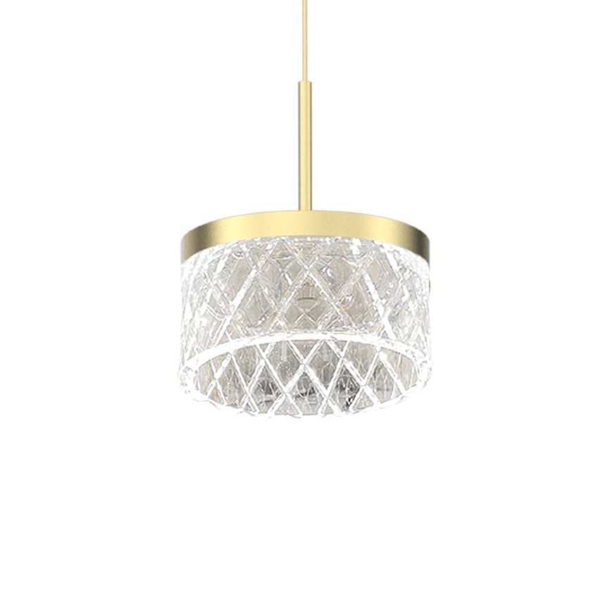 LED Пендел ELEGANCE LED/9W/230V Ø 15 см златист