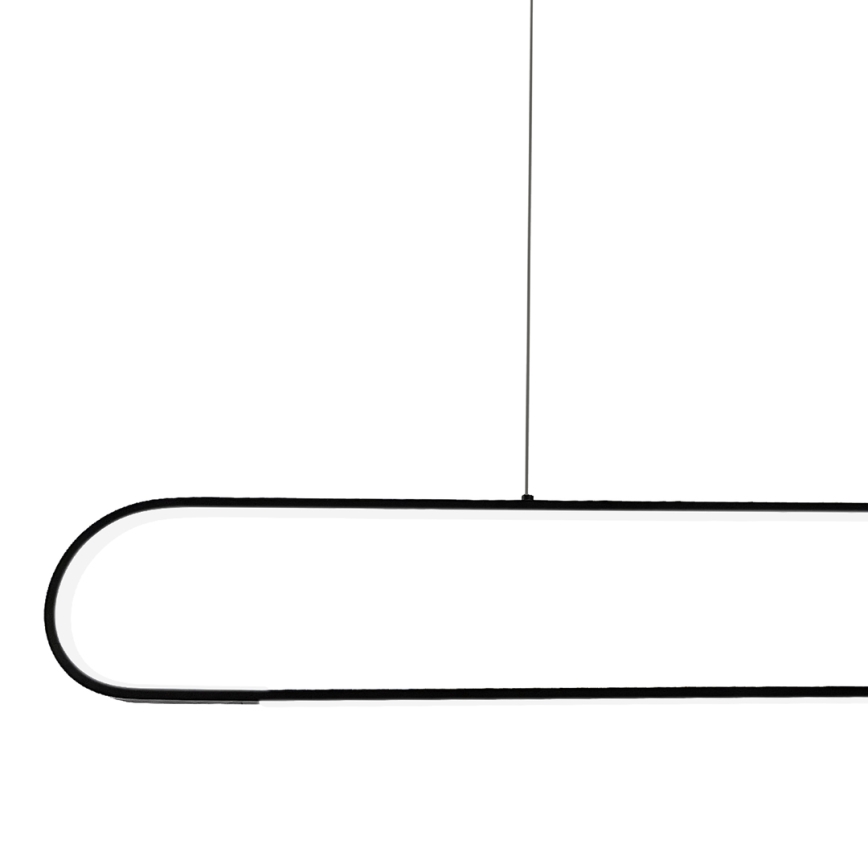 LED Пендел FRAME LED/42W/230V черен