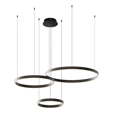 LED Пендел GRAVITY LED/108W/230V черен