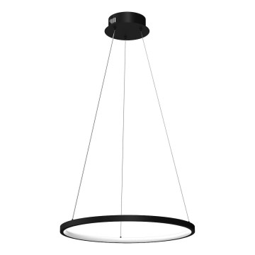 LED Пендел HOOP LED/27W/230V Ø 50 см 4000K черен
