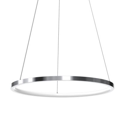 LED Пендел HOOP LED/27W/230V Ø 50 см 4000K лъскав хром